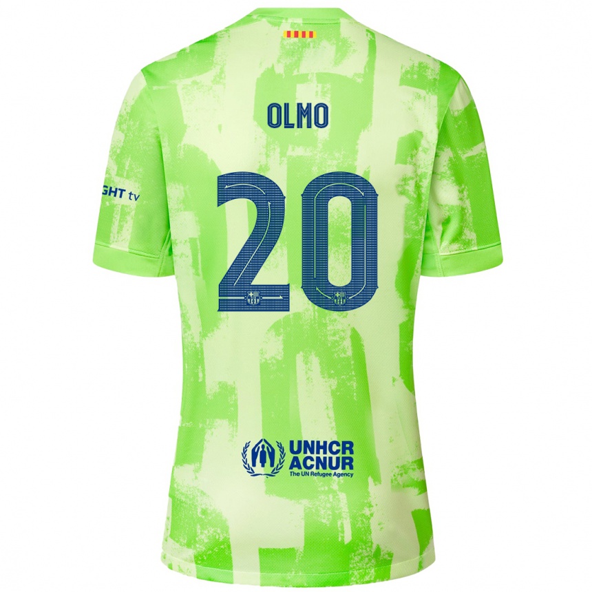 Niño Fútbol Camiseta Dani Olmo #20 Lima Equipación Tercera 2024/25 Argentina