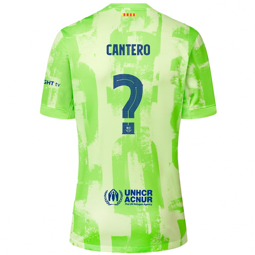 Niño Fútbol Camiseta Rubén Cantero #0 Lima Equipación Tercera 2024/25 Argentina