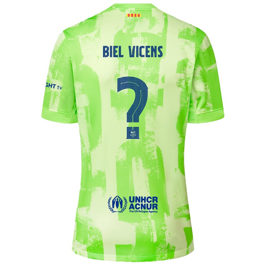 Niño Fútbol Camiseta Biel Vicens #0 Lima Equipación Tercera 2024/25 Argentina