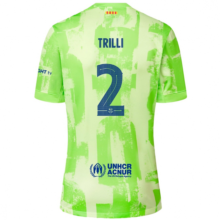 Niño Fútbol Camiseta Trilli #2 Lima Equipación Tercera 2024/25 Argentina