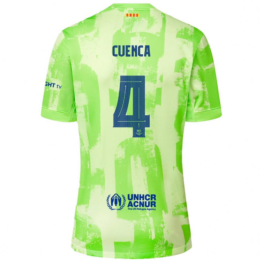 Niño Fútbol Camiseta Andrés Cuenca #4 Lima Equipación Tercera 2024/25 Argentina