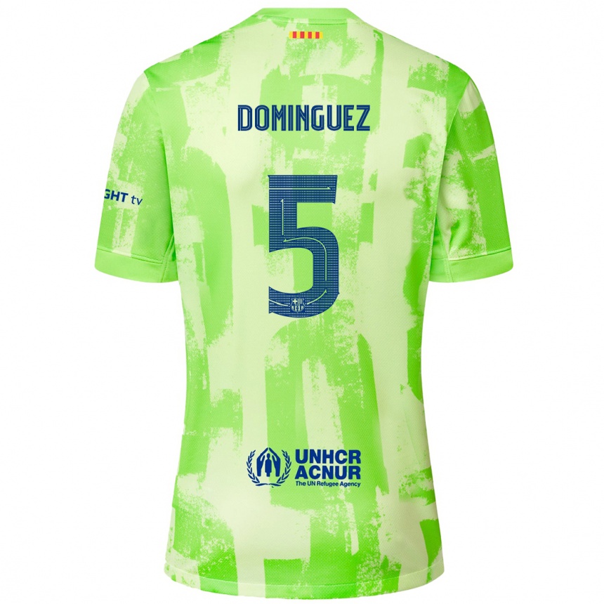 Niño Fútbol Camiseta Sergi Dominguez #5 Lima Equipación Tercera 2024/25 Argentina