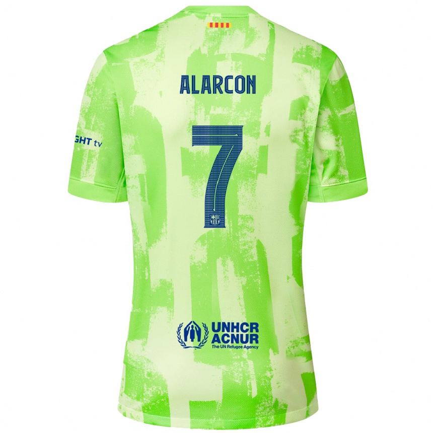 Niño Fútbol Camiseta Angel Alarcon #7 Lima Equipación Tercera 2024/25 Argentina