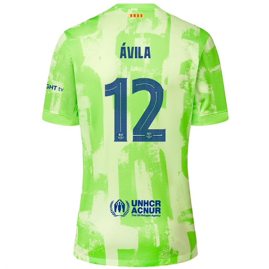 Niño Fútbol Camiseta Dani Ávila #12 Lima Equipación Tercera 2024/25 Argentina