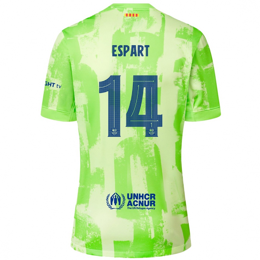 Niño Fútbol Camiseta Xavi Espart #14 Lima Equipación Tercera 2024/25 Argentina