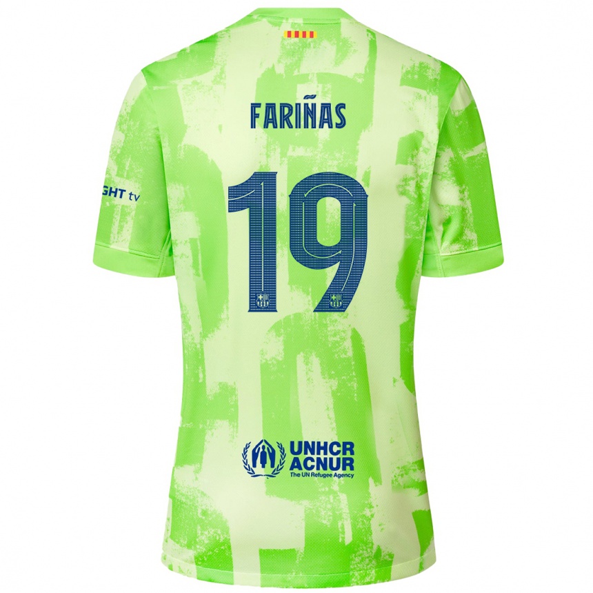 Niño Fútbol Camiseta Brian Fariñas #19 Lima Equipación Tercera 2024/25 Argentina