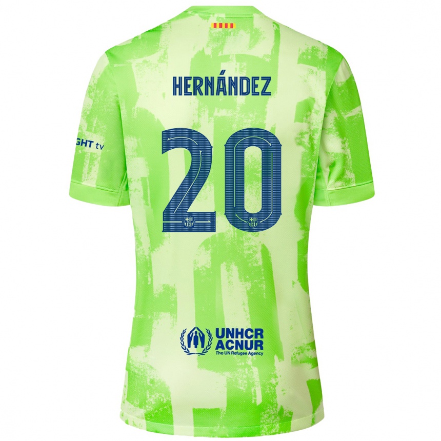 Niño Fútbol Camiseta Unai Hernández #20 Lima Equipación Tercera 2024/25 Argentina