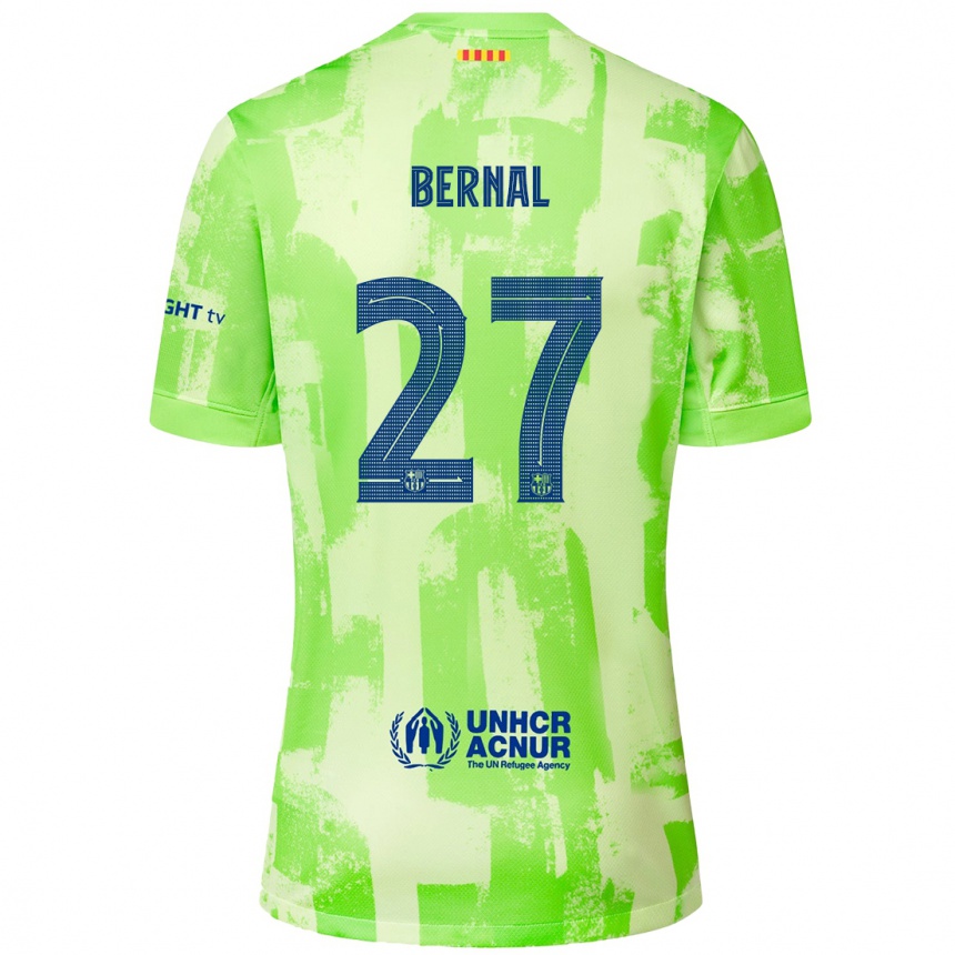 Niño Fútbol Camiseta Marc Bernal #27 Lima Equipación Tercera 2024/25 Argentina