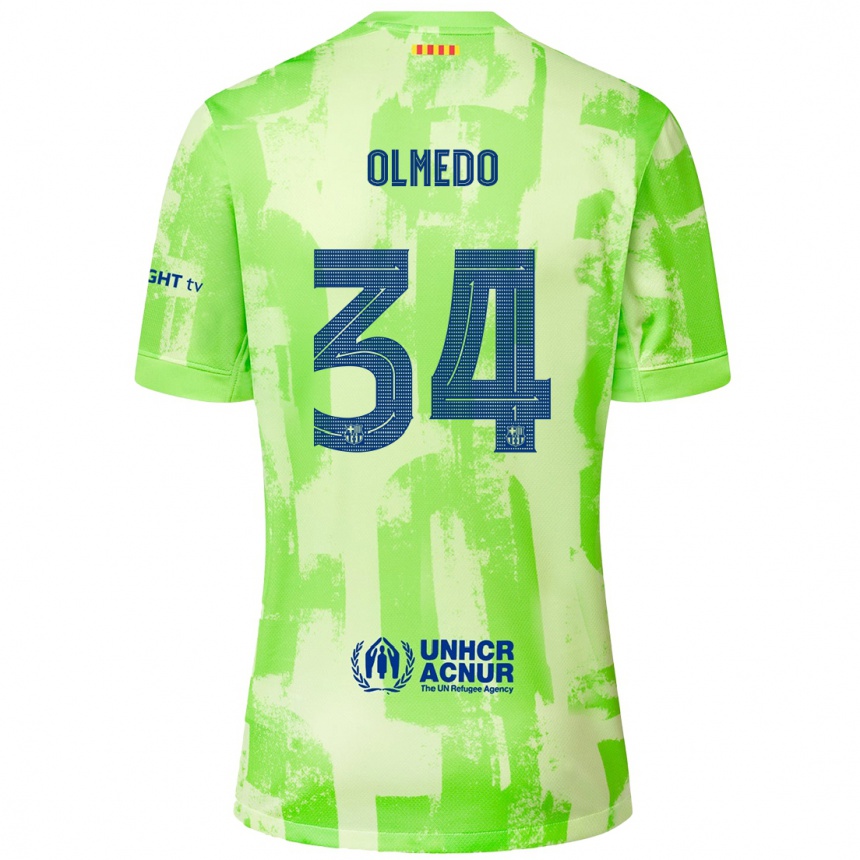 Niño Fútbol Camiseta Alexis Olmedo #34 Lima Equipación Tercera 2024/25 Argentina