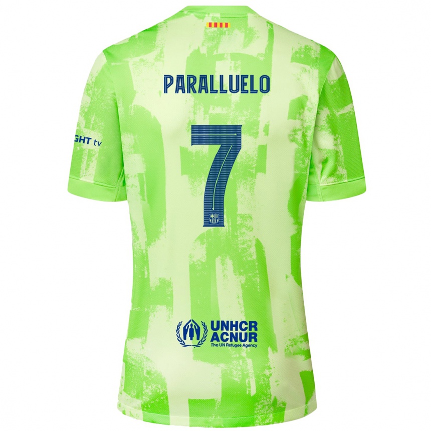 Niño Fútbol Camiseta Salma Paralluelo #7 Lima Equipación Tercera 2024/25 Argentina