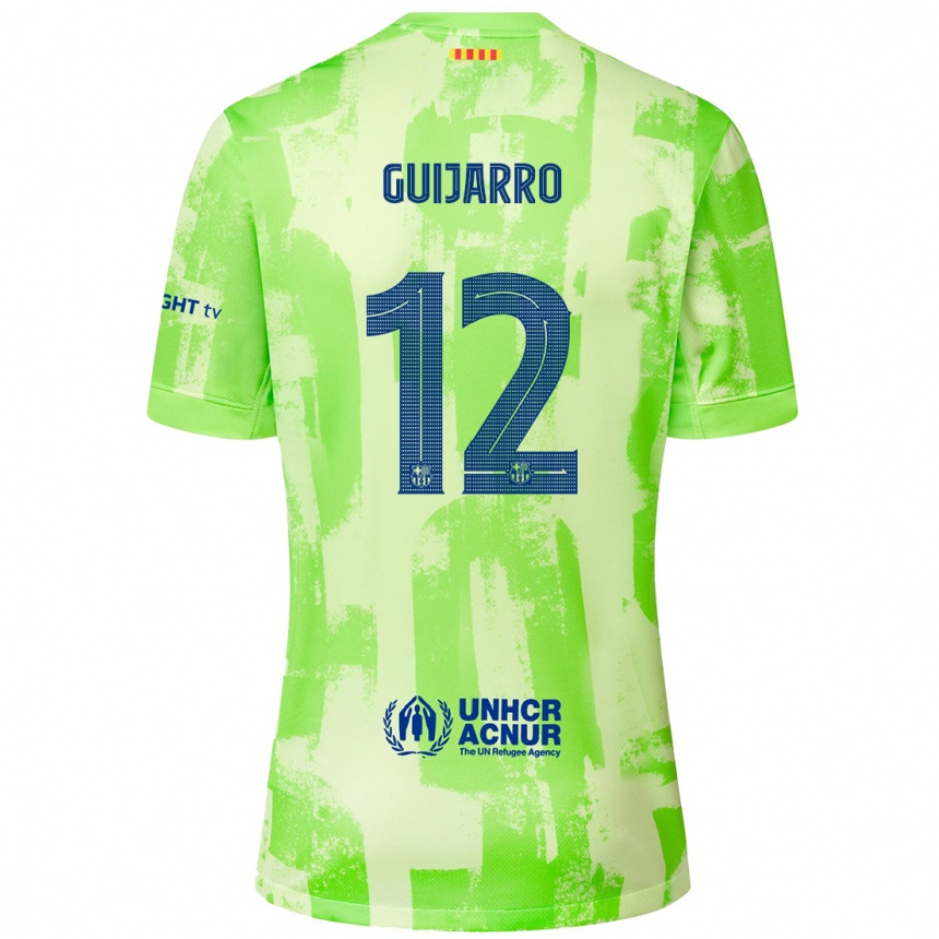 Niño Fútbol Camiseta Patricia Guijarro #12 Lima Equipación Tercera 2024/25 Argentina