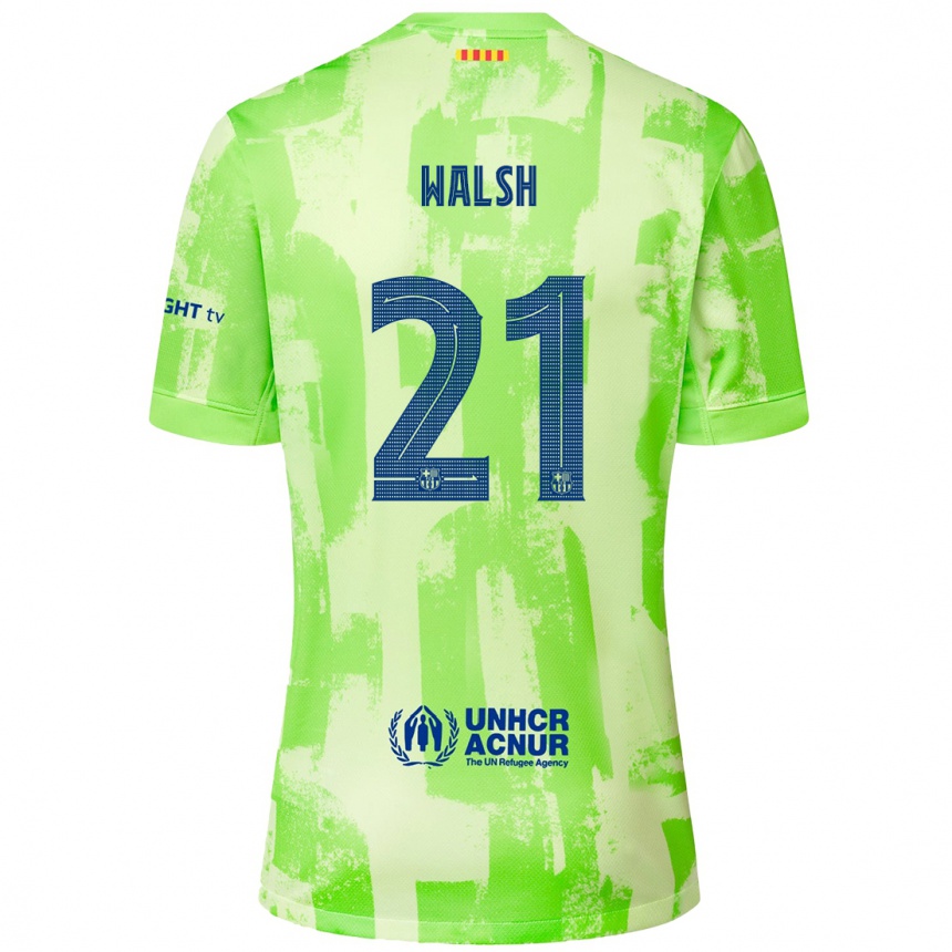 Niño Fútbol Camiseta Keira Walsh #21 Lima Equipación Tercera 2024/25 Argentina