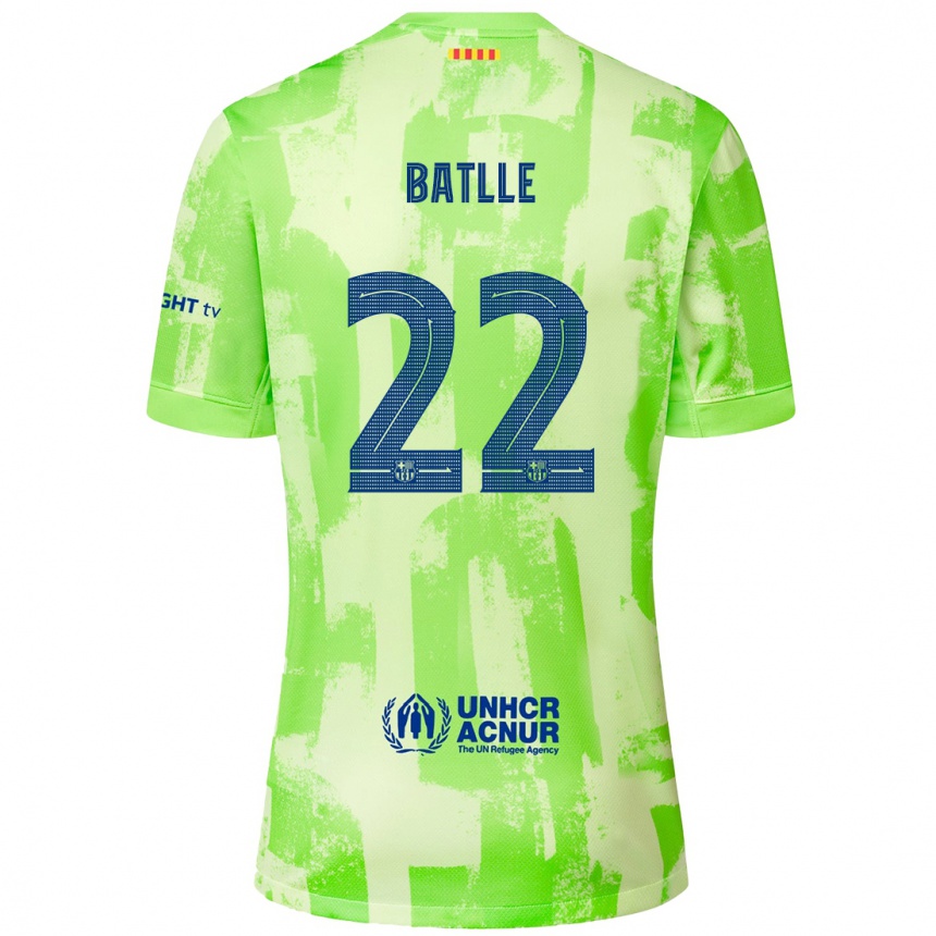 Niño Fútbol Camiseta Ona Batlle #22 Lima Equipación Tercera 2024/25 Argentina