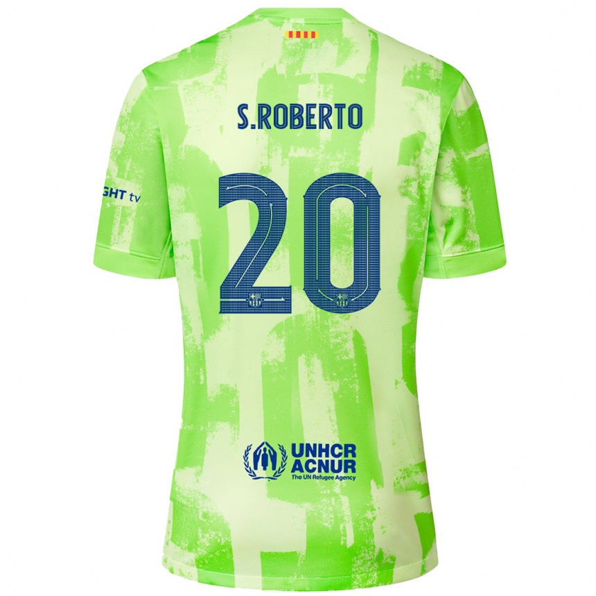 Niño Fútbol Camiseta Sergi Roberto #20 Lima Equipación Tercera 2024/25 Argentina