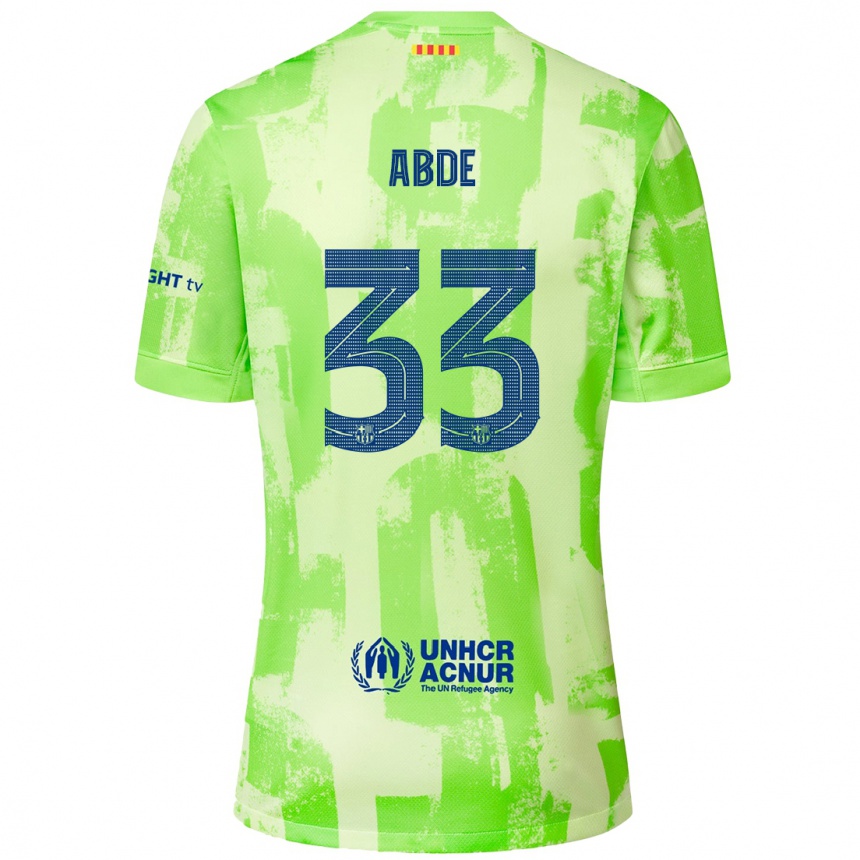 Niño Fútbol Camiseta Ez Abde #33 Lima Equipación Tercera 2024/25 Argentina