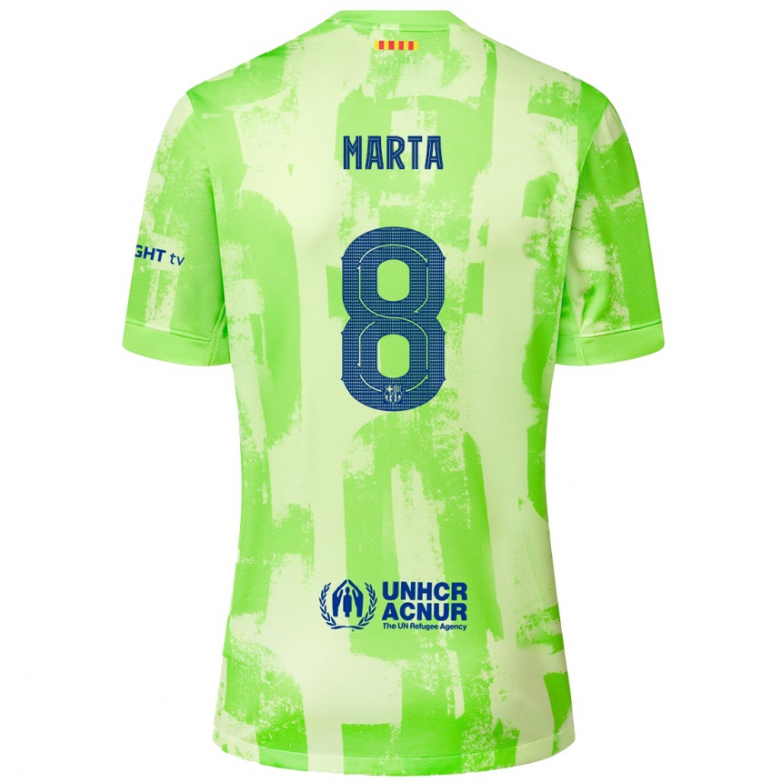 Niño Fútbol Camiseta Marta Torrejon #8 Lima Equipación Tercera 2024/25 Argentina