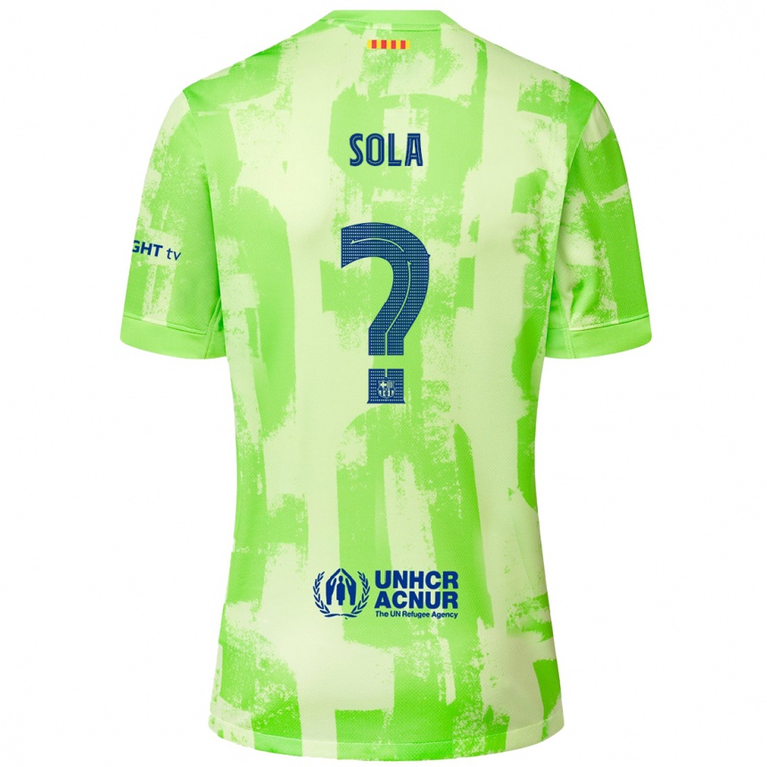 Niño Fútbol Camiseta Arnau Sola #0 Lima Equipación Tercera 2024/25 Argentina