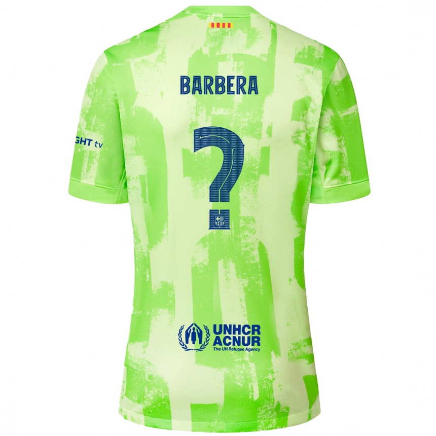 Niño Fútbol Camiseta Victor Barbera #0 Lima Equipación Tercera 2024/25 Argentina