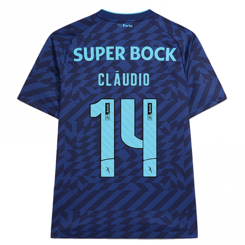 Niño Fútbol Camiseta Cláudio Ramos #14 Azul Marino Equipación Tercera 2024/25 Argentina