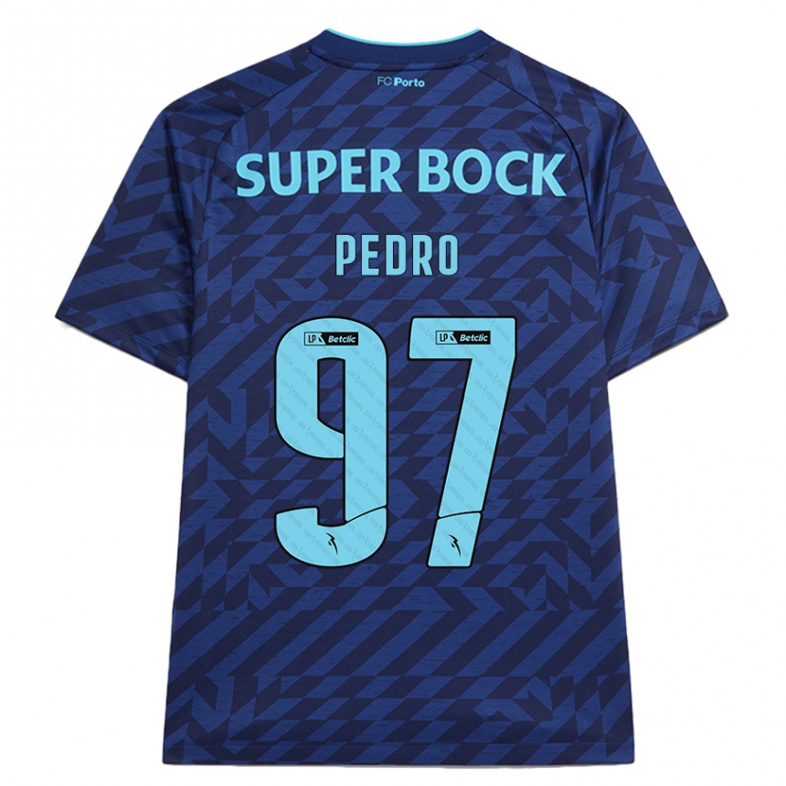 Niño Fútbol Camiseta Zé Pedro #97 Azul Marino Equipación Tercera 2024/25 Argentina