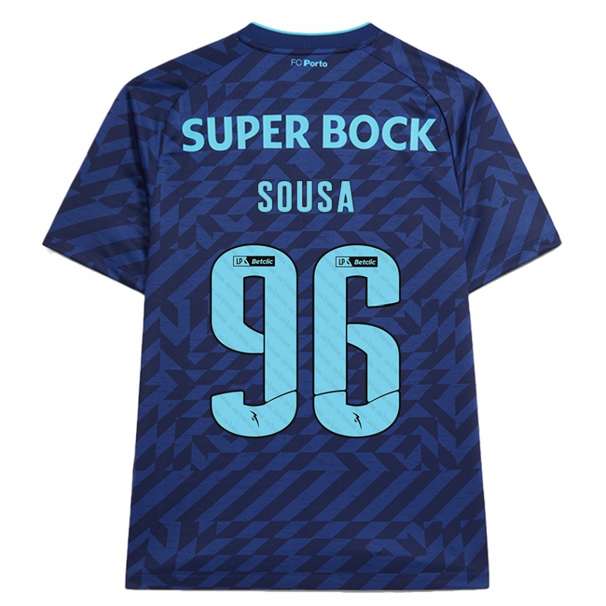 Niño Fútbol Camiseta Filipe Sousa #96 Azul Marino Equipación Tercera 2024/25 Argentina