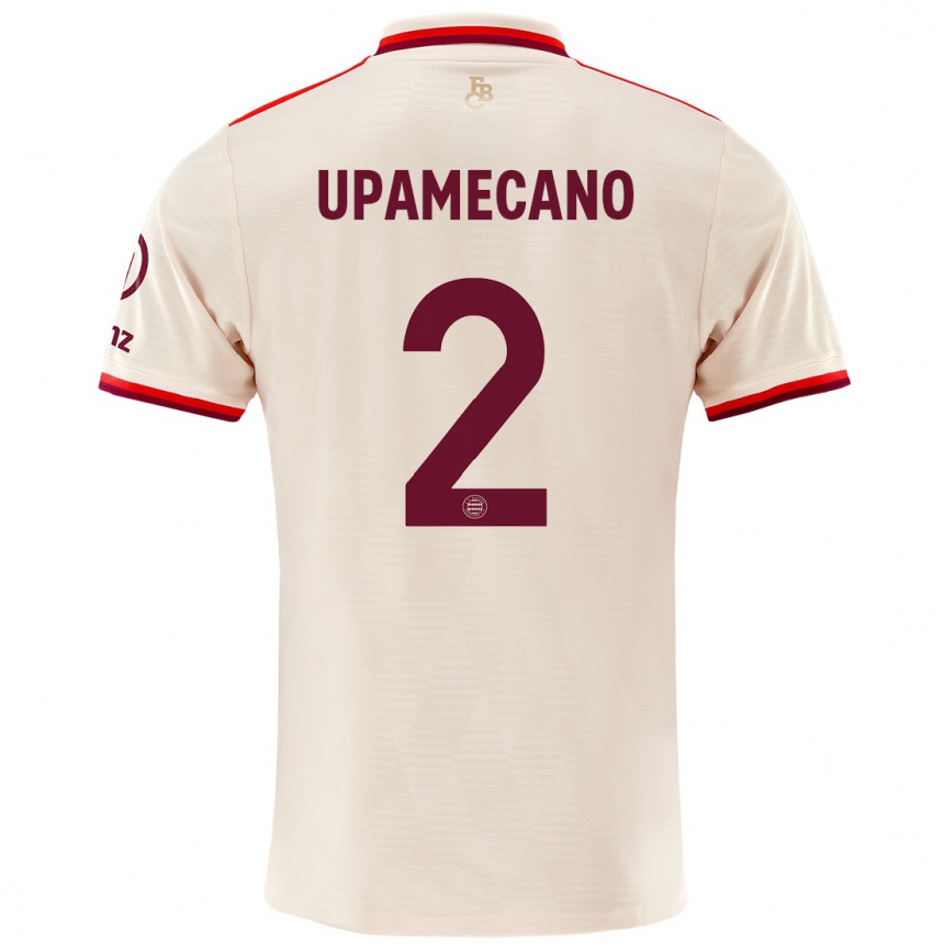 Niño Fútbol Camiseta Dayot Upamecano #2 Lino Equipación Tercera 2024/25 Argentina