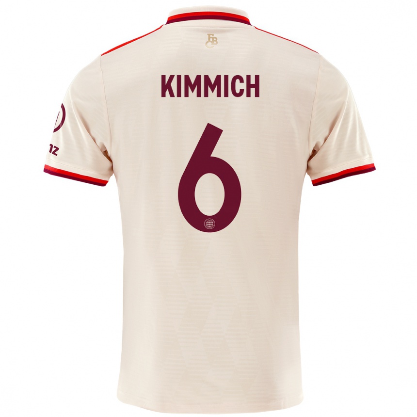 Niño Fútbol Camiseta Joshua Kimmich #6 Lino Equipación Tercera 2024/25 Argentina