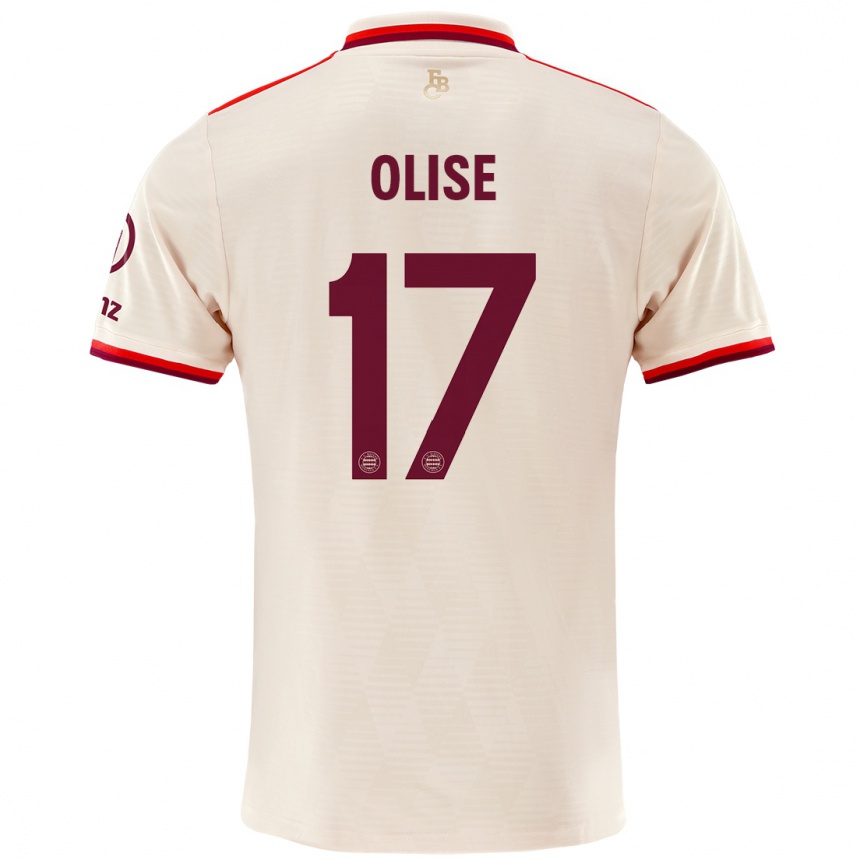 Niño Fútbol Camiseta Michael Olise #17 Lino Equipación Tercera 2024/25 Argentina