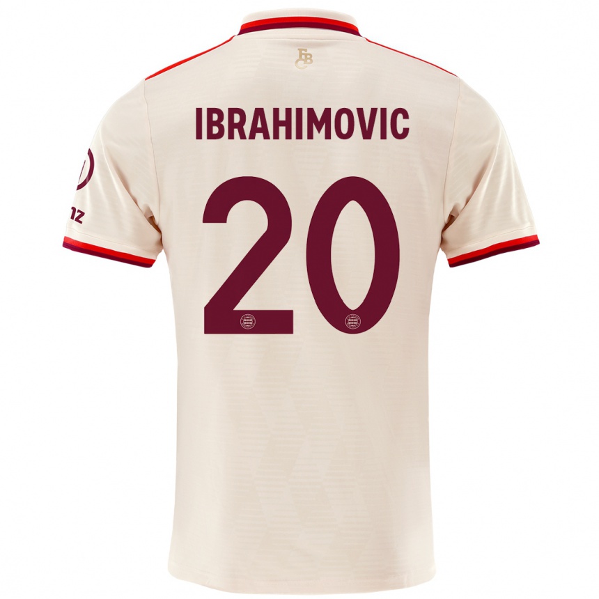 Niño Fútbol Camiseta Arijon Ibrahimovic #20 Lino Equipación Tercera 2024/25 Argentina