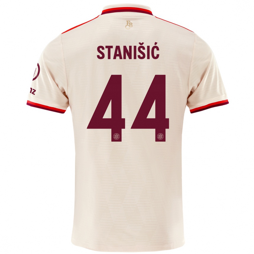 Niño Fútbol Camiseta Josip Stanisic #44 Lino Equipación Tercera 2024/25 Argentina