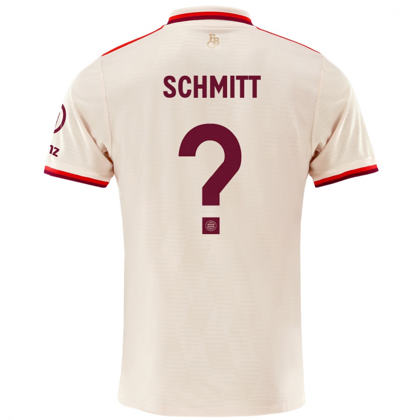 Niño Fútbol Camiseta Max Schmitt #0 Lino Equipación Tercera 2024/25 Argentina