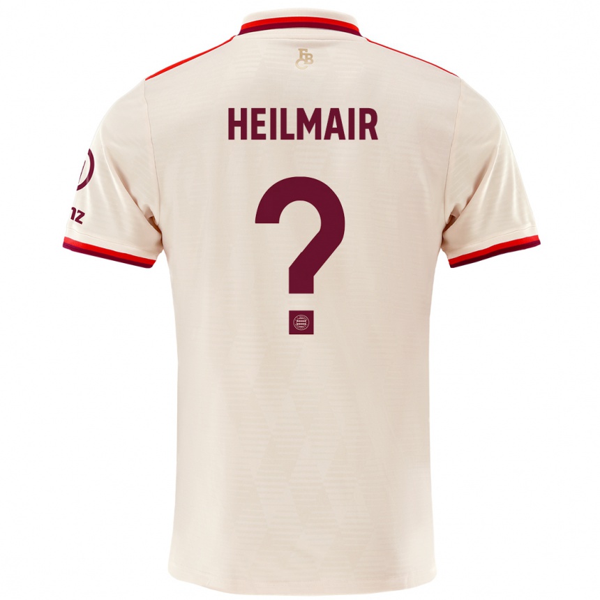 Niño Fútbol Camiseta Hannes Heilmair #0 Lino Equipación Tercera 2024/25 Argentina