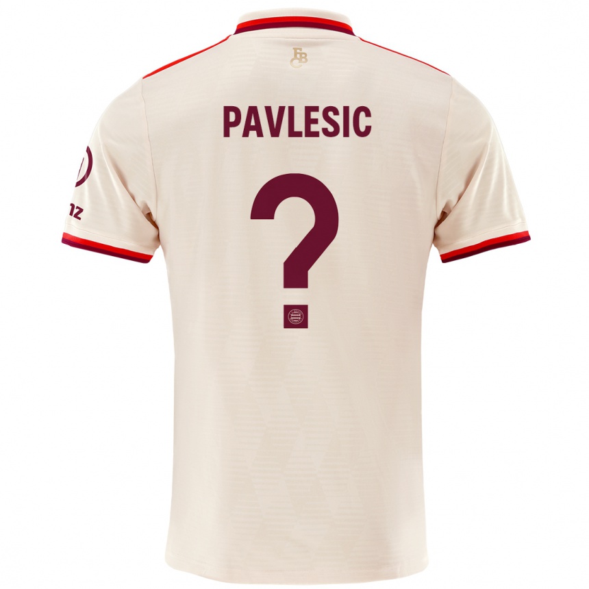 Niño Fútbol Camiseta Anthony Pavlesic #0 Lino Equipación Tercera 2024/25 Argentina