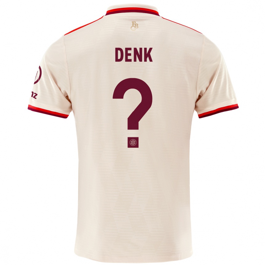 Niño Fútbol Camiseta Luca Denk #0 Lino Equipación Tercera 2024/25 Argentina