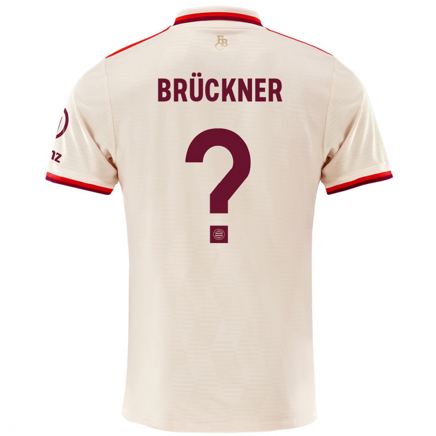 Niño Fútbol Camiseta Angelo Brückner #0 Lino Equipación Tercera 2024/25 Argentina