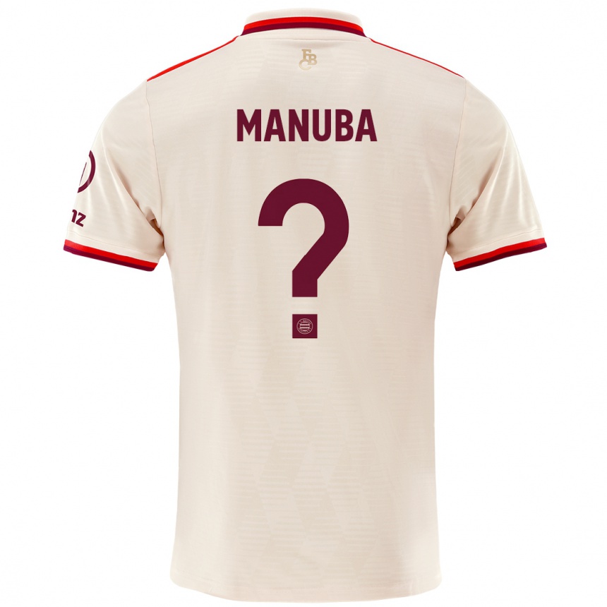 Niño Fútbol Camiseta Vincent Manuba #0 Lino Equipación Tercera 2024/25 Argentina