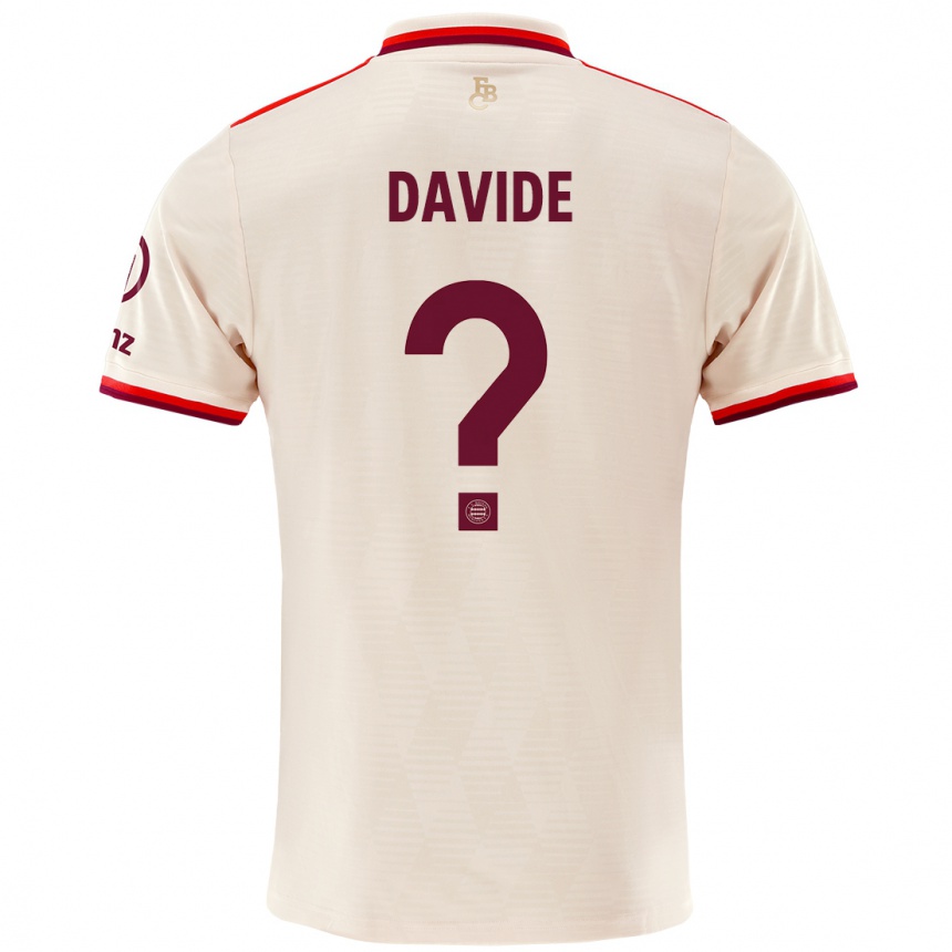 Niño Fútbol Camiseta Davide Dell'erba #0 Lino Equipación Tercera 2024/25 Argentina