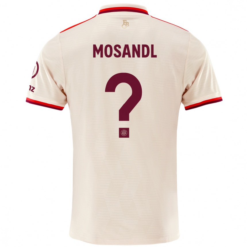 Niño Fútbol Camiseta Moritz Mosandl #0 Lino Equipación Tercera 2024/25 Argentina