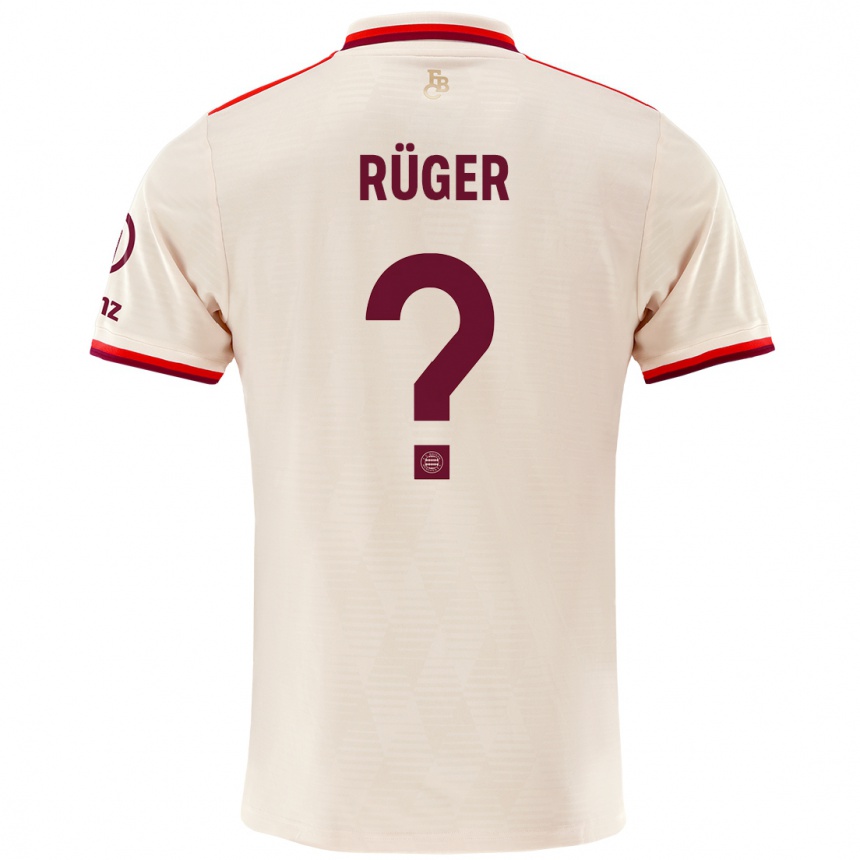 Niño Fútbol Camiseta Kurt Rüger #0 Lino Equipación Tercera 2024/25 Argentina