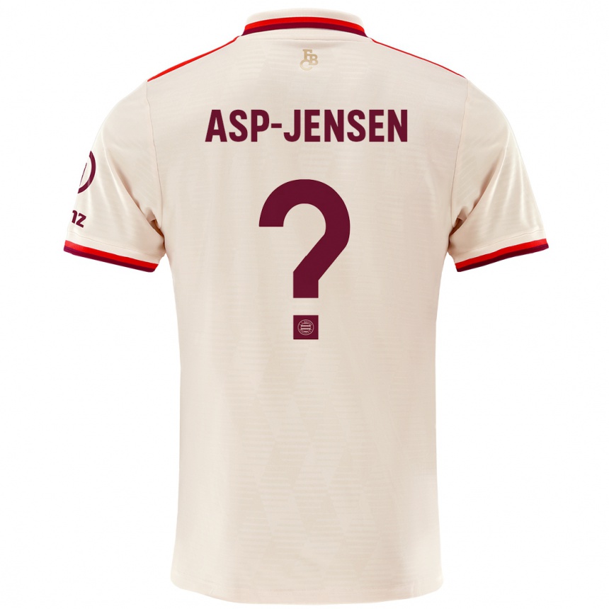 Niño Fútbol Camiseta Jonathan Asp-Jensen #0 Lino Equipación Tercera 2024/25 Argentina