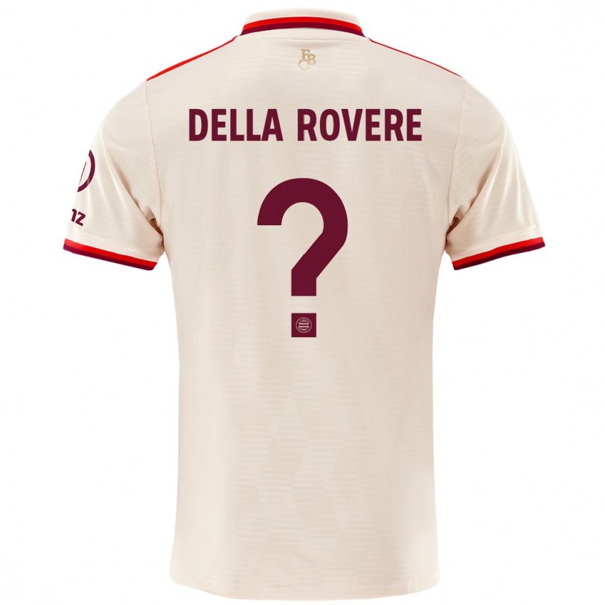 Niño Fútbol Camiseta Guido Della Rovere #0 Lino Equipación Tercera 2024/25 Argentina