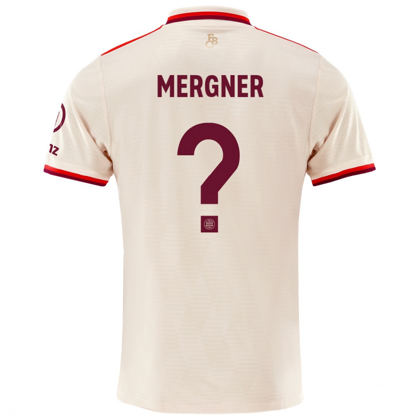 Niño Fútbol Camiseta Max Mergner #0 Lino Equipación Tercera 2024/25 Argentina