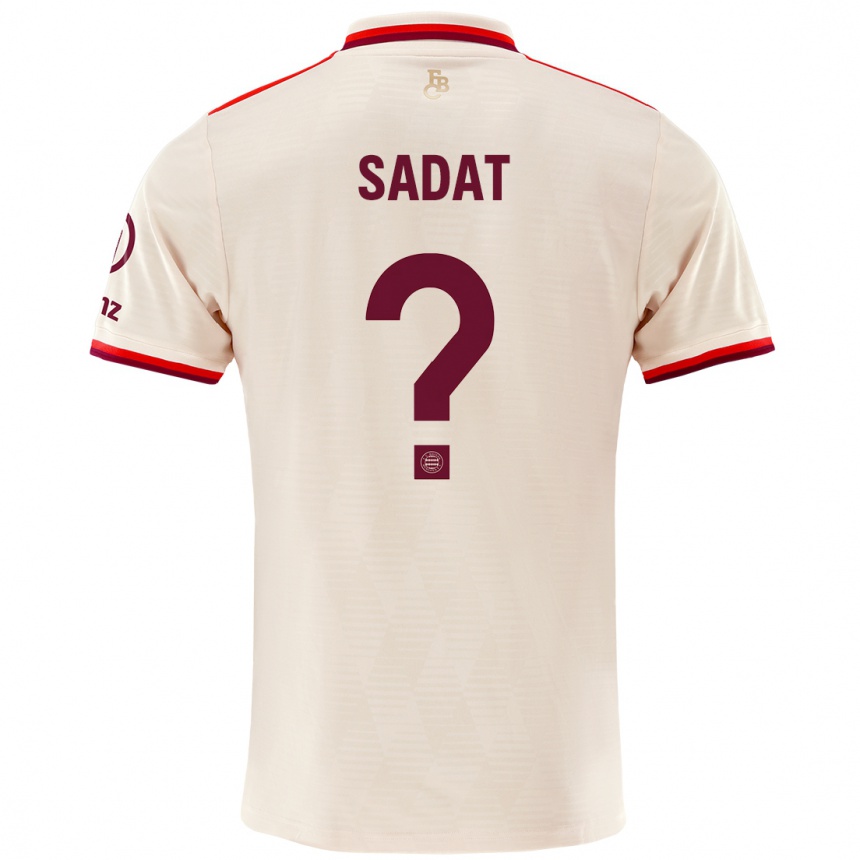 Niño Fútbol Camiseta Mudaser Sadat #0 Lino Equipación Tercera 2024/25 Argentina