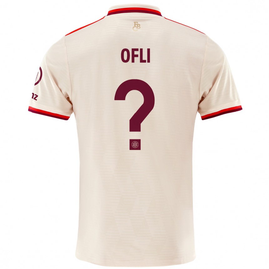 Niño Fútbol Camiseta Deniz Ofli #0 Lino Equipación Tercera 2024/25 Argentina