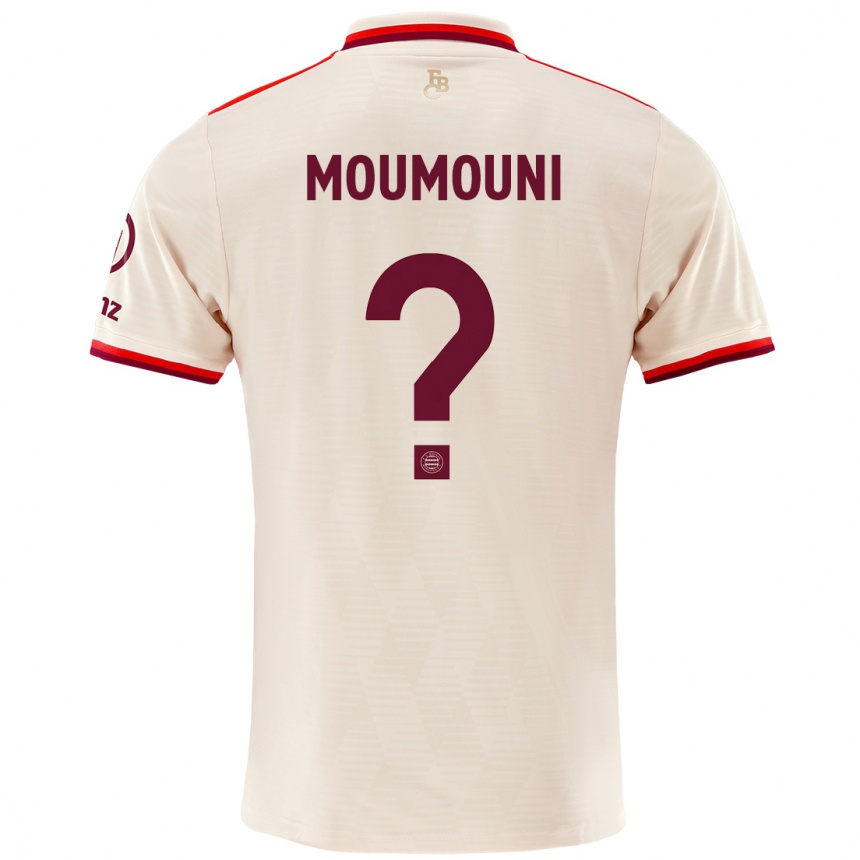 Niño Fútbol Camiseta Rayan Moumouni #0 Lino Equipación Tercera 2024/25 Argentina