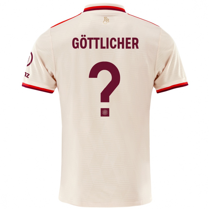 Niño Fútbol Camiseta Moritz Göttlicher #0 Lino Equipación Tercera 2024/25 Argentina