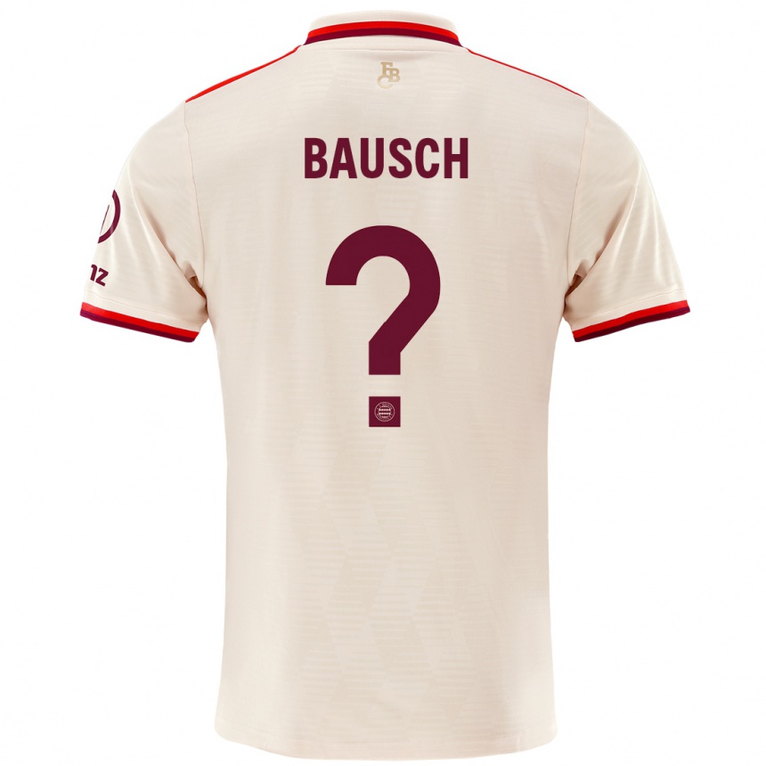 Niño Fútbol Camiseta David Bausch #0 Lino Equipación Tercera 2024/25 Argentina