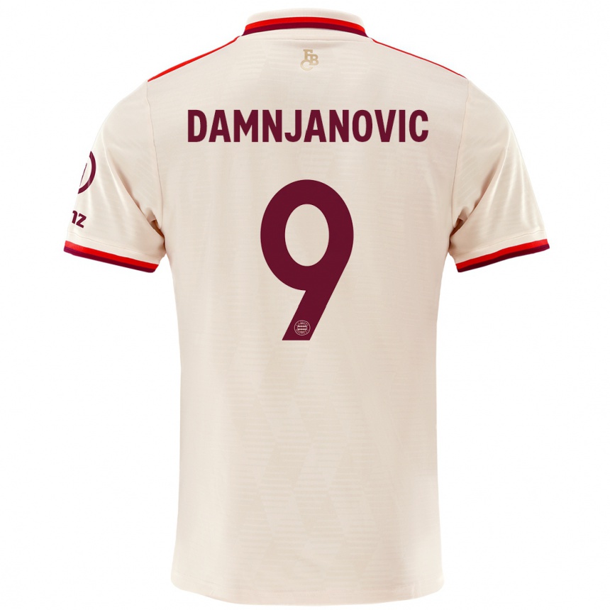 Niño Fútbol Camiseta Jovana Damnjanovic #9 Lino Equipación Tercera 2024/25 Argentina