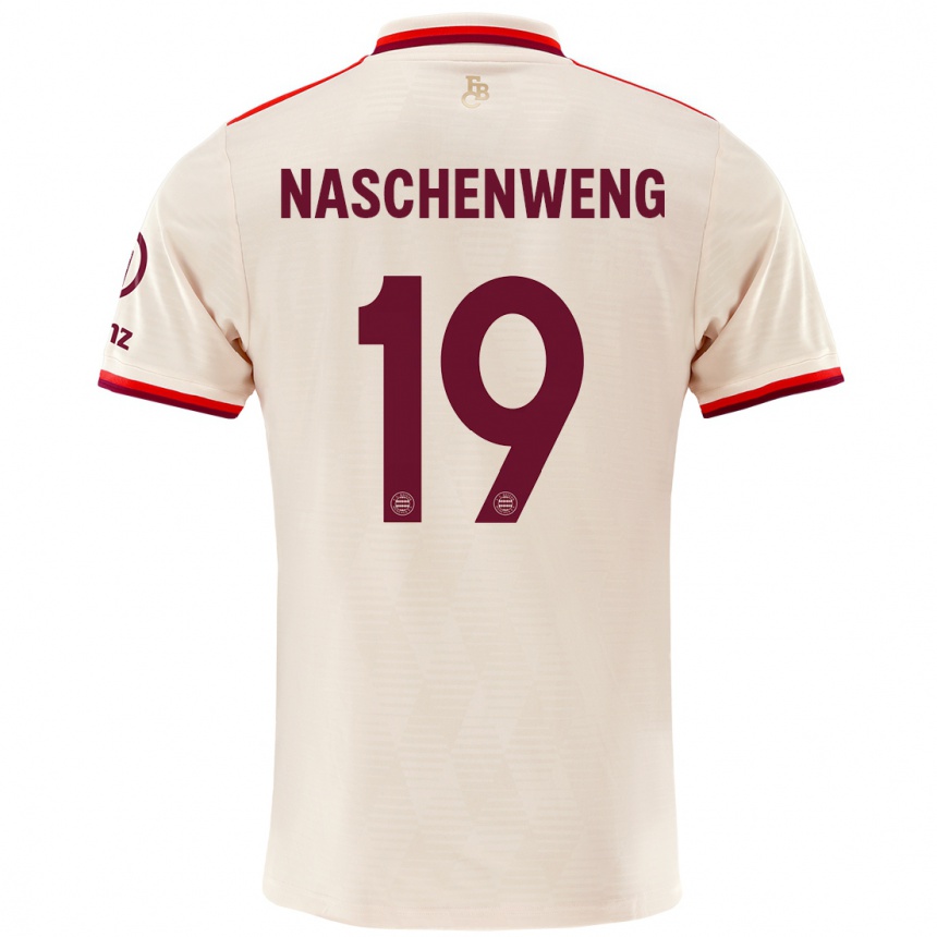 Niño Fútbol Camiseta Katharina Naschenweng #19 Lino Equipación Tercera 2024/25 Argentina