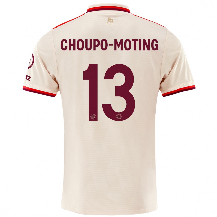 Niño Fútbol Camiseta Eric Maxim Choupo-Moting #13 Lino Equipación Tercera 2024/25 Argentina